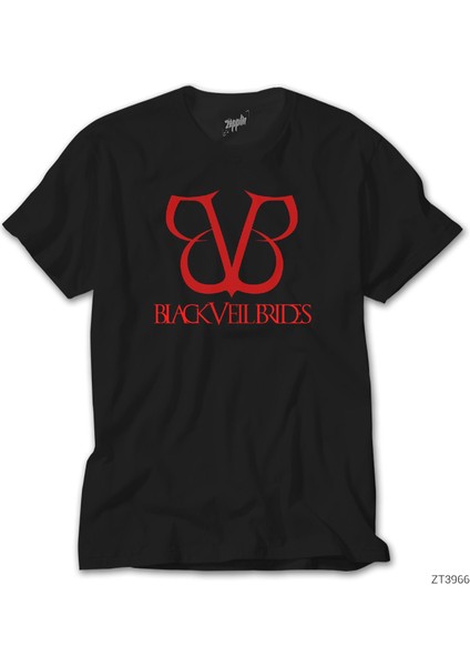 Black Veil Brides Band Logo Siyah Tişört