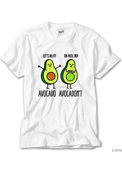 Avokado Avokadon't Beyaz Tişört