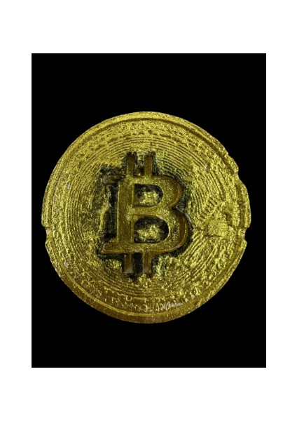 Bitcoin Para Magnet , Hediyelik , Paketli 5 cm
