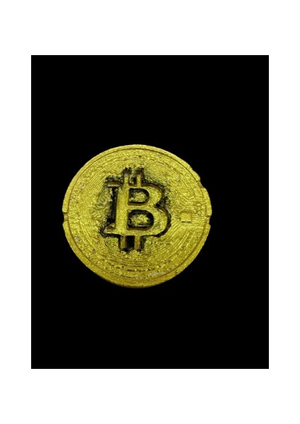 Bitcoin Para Magnet , Hediyelik , Paketli 5 cm