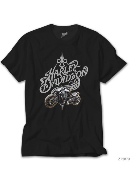 Harley Chopper Night Siyah Tişört