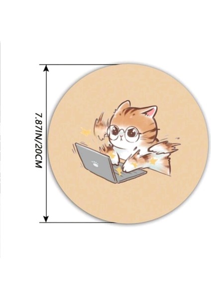 Kedi Desenli Mouse Pad