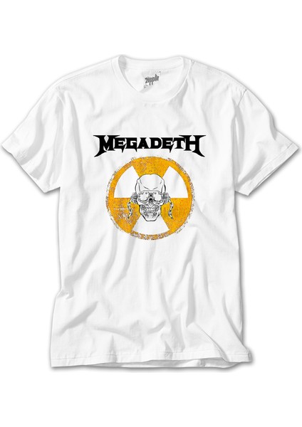 Megadeth Danger Beyaz Tişört