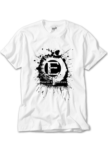 Epica Logo Storm Of Sorrow Beyaz Tişört