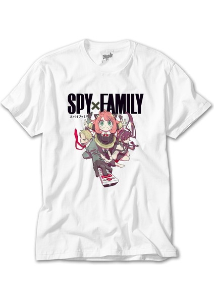 Spy x Family Fiona Anya And Yor Beyaz Tişört