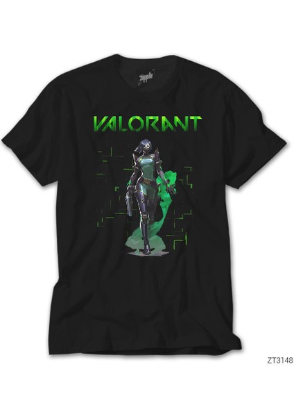 Val. Viper Siyah Tişört