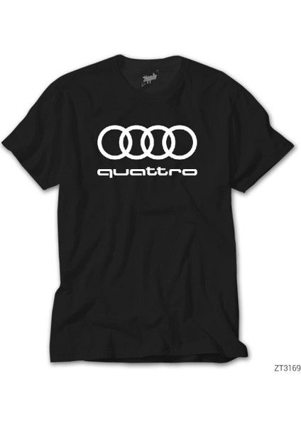 Audi Quattro Siyah Tişört