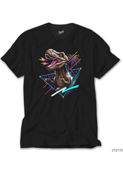 Angry Trex Siyah Tişört