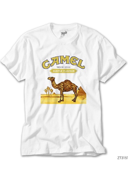 Camel Beyaz Tişört