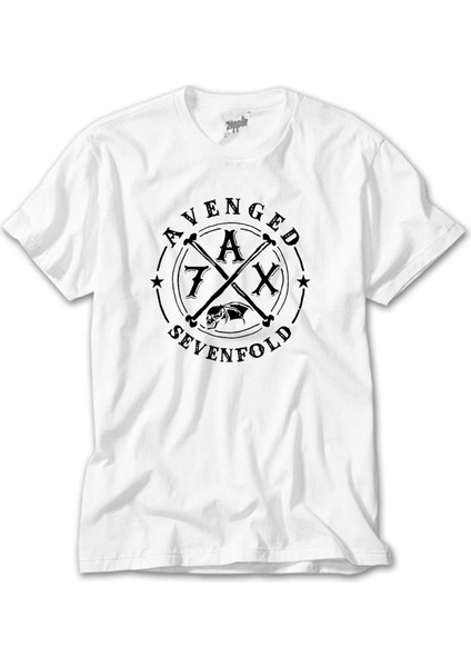 Avenged Sevenfold Figure Beyaz Tişört