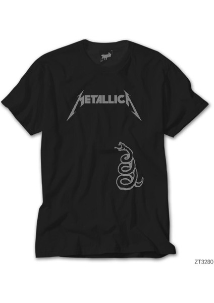 Metallica Snake Siyah Tişört