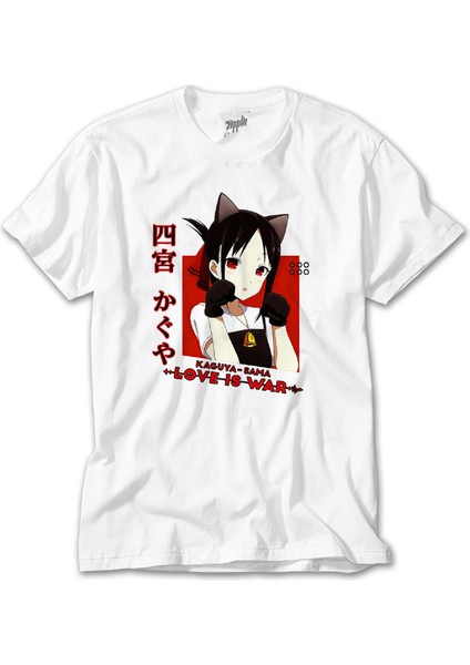 Kaguya Sama Kaguya Shinomiya Beyaz Tişört