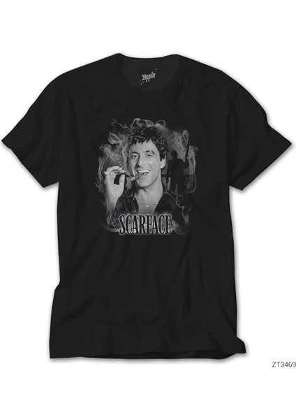 Scarface Smokey Siyah Tişört