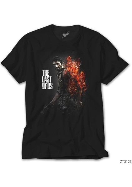 The Last Of Us Fire Siyah Tişört