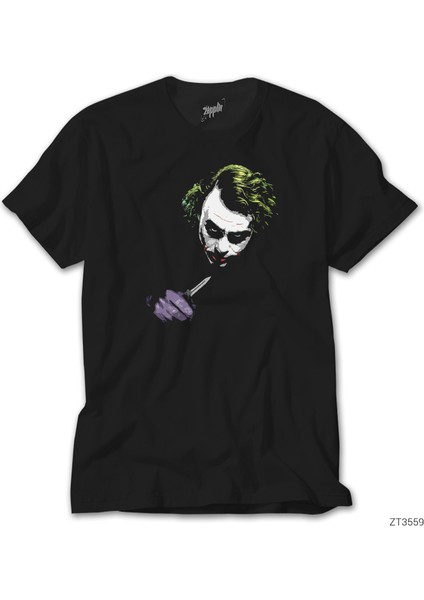 Knife Jokr Siyah Tişört