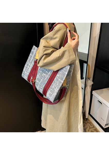 Yeni Casual Denim Bayanlar Omuz Çantası (Yurt Dışından)