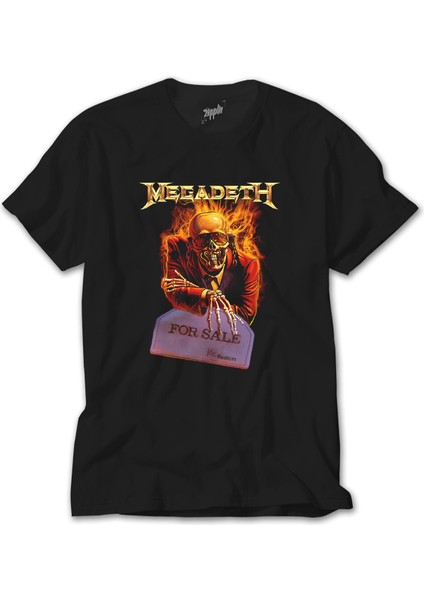 Megadeth For Sale Siyah Tişört