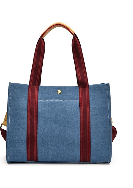 Yeni Casual Denim Bayanlar Omuz Çantası (Yurt Dışından)