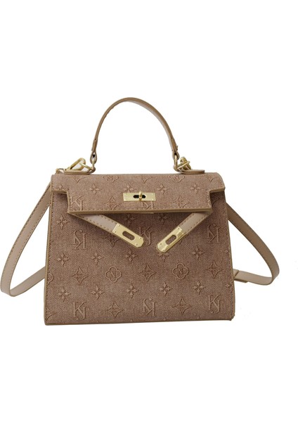 Moda Popüler Çok Yönlü Pu Omuz Crossbody Küçük Kare Çanta (Yurt Dışından)