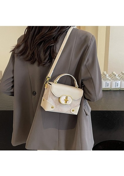 Yeni Moda Üst Düzey Tek Omuz El Çantası Crossbody Küçük Kare Çanta (Yurt Dışından)