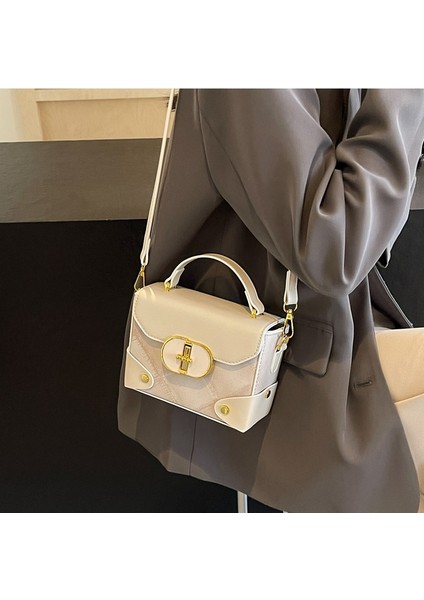 Yeni Moda Üst Düzey Tek Omuz El Çantası Crossbody Küçük Kare Çanta (Yurt Dışından)
