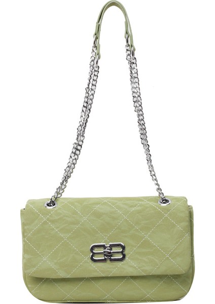Yeni Moda Nakış Ipliği Omuz Crossbody Zincir Çanta (Yurt Dışından)