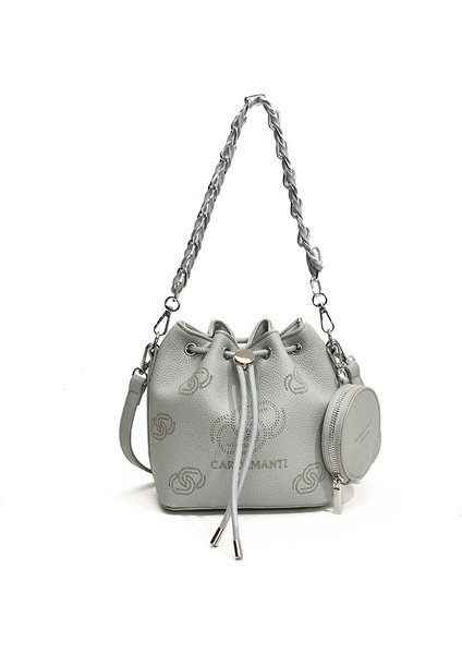 Yeni Çok Yönlü Kova Çanta Moda Pu Omuz Crossbody Çanta (Yurt Dışından)