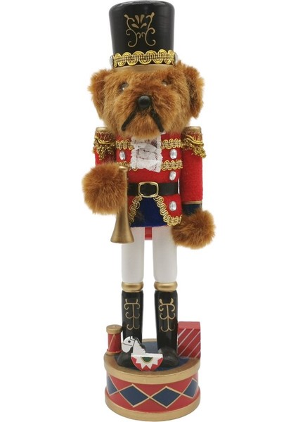 Happy Sugar Peluş Teddy Nutcracker Stantlı 38 cm
