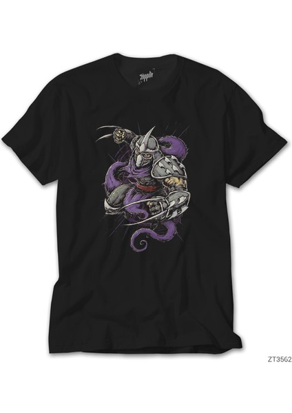 Ninja Turtles Shredder Siyah Tişört
