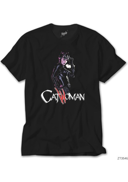 Catwoman Siyah Tişört