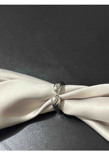 Bombeli Bottega Gümüş Ayarlanabilir Yüzük fiyatları