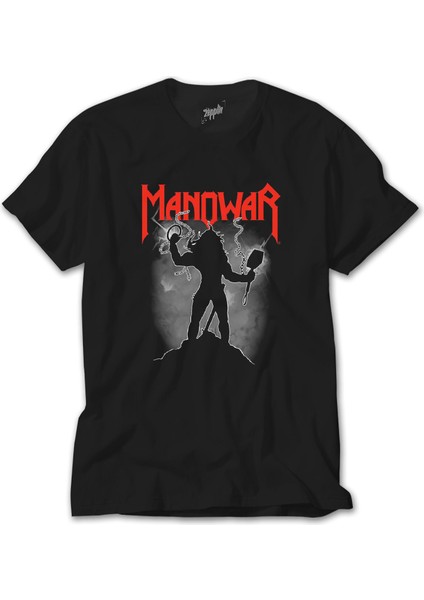 Manowar Shadow Siyah Tişört
