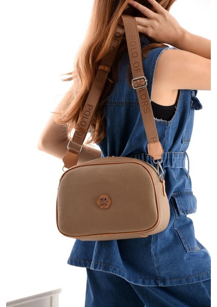 Impolo Holly Kumtabagofraj Baskı Kadın Spor Çapraz Ve Omuz Çantası 20x28 Ebatında