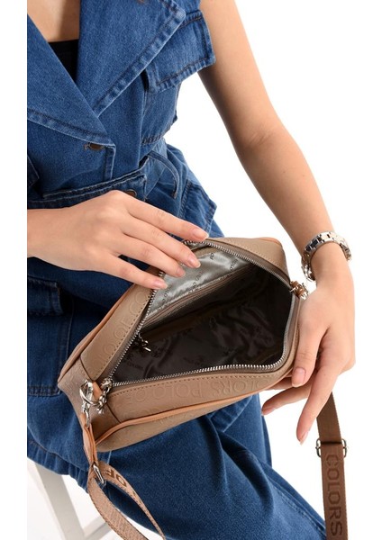 Impolo Holly Kumtabagofraj Baskı Kadın Spor Çapraz Ve Omuz Çantası 20x28 Ebatında modelleri