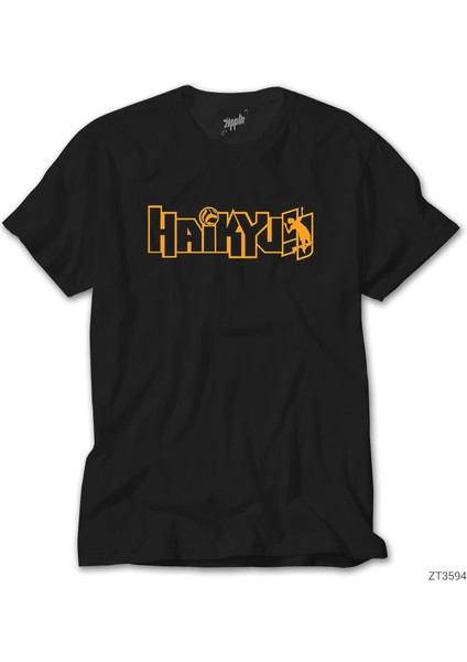 Haikyu Siyah Tişört