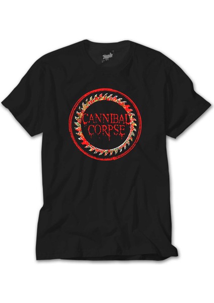 Cannibal Corpse Testere Siyah Tişört