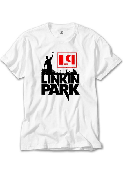 Linkin Park Afiş Beyaz Tişört