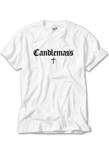 Candlemass Classic Beyaz Tişört