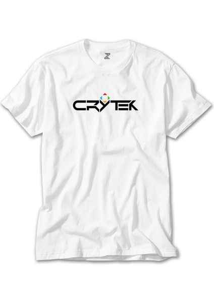 Crysis Triangle Text Beyaz Tişört
