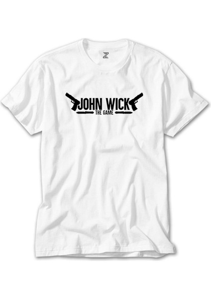 John Wick The Game Beyaz Tişört
