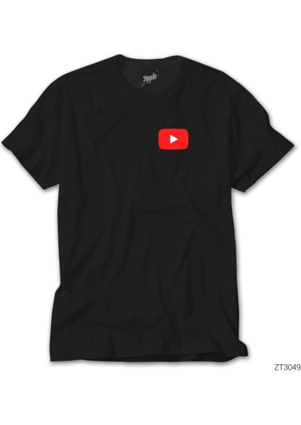 Youtube Siyah Tişört