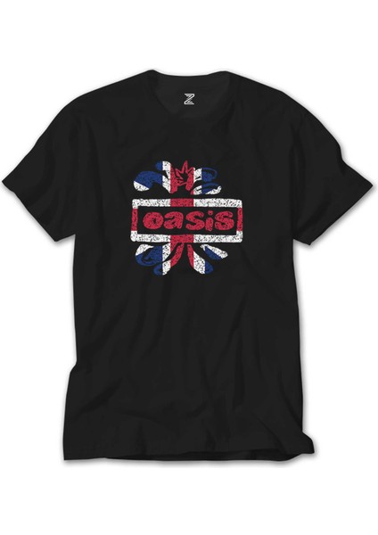 Oasis Logo Siyah Tişört