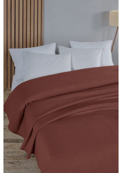 Pamuklu Petek Kiremit Çok Amaçlı Örtü Tek Kişilik - 160 x 230 cm fiyatları