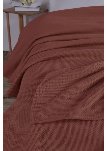 Pamuklu Petek Kiremit Çok Amaçlı Örtü Tek Kişilik - 160 x 230 cm modelleri