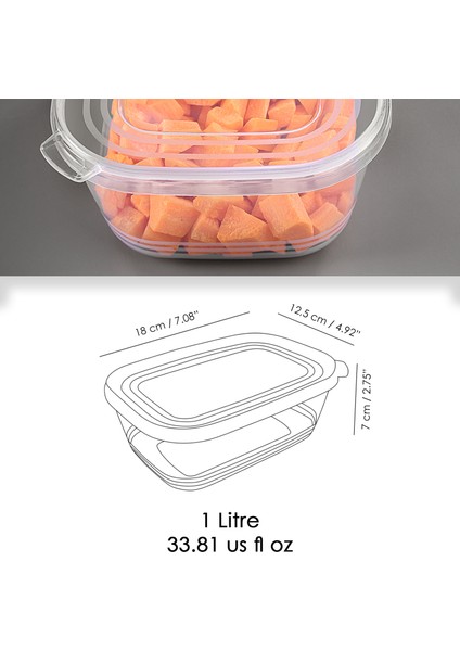 20 Adet Sızdırmaz Kendinden Kapaklı Derin Dondurucuya Uygun Saklama Kabı Hava Almaz Düzenleyici 1lt indirimleri