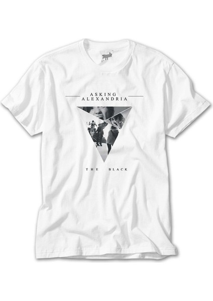 Asking Alexandria The Black 2 Beyaz Tişört