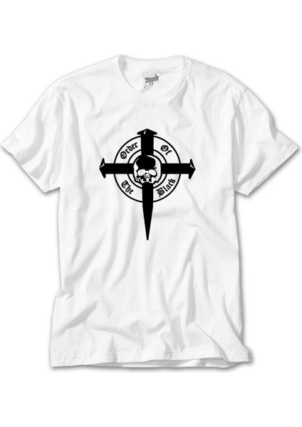 Black Label Society Order Of Black Skull Beyaz Tişört