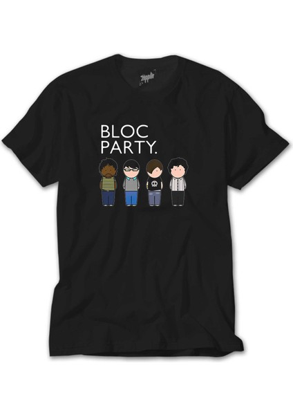 Bloc Party Grup Siyah Tişört