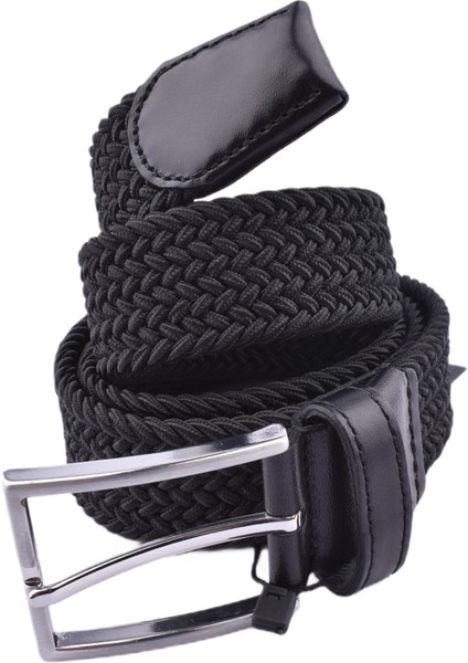 Fsm-10 Lastikli Örme Kemer /SİYAH/115-46