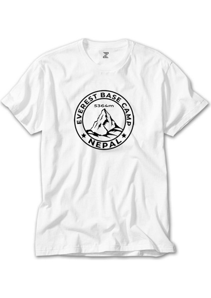 Everest Base Camp Nepal Beyaz Tişört